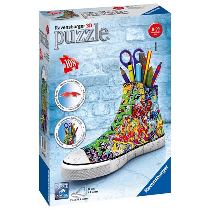 Ravensburger Graffiti Sneakers 108pc 3D Jigsaw Puzzle