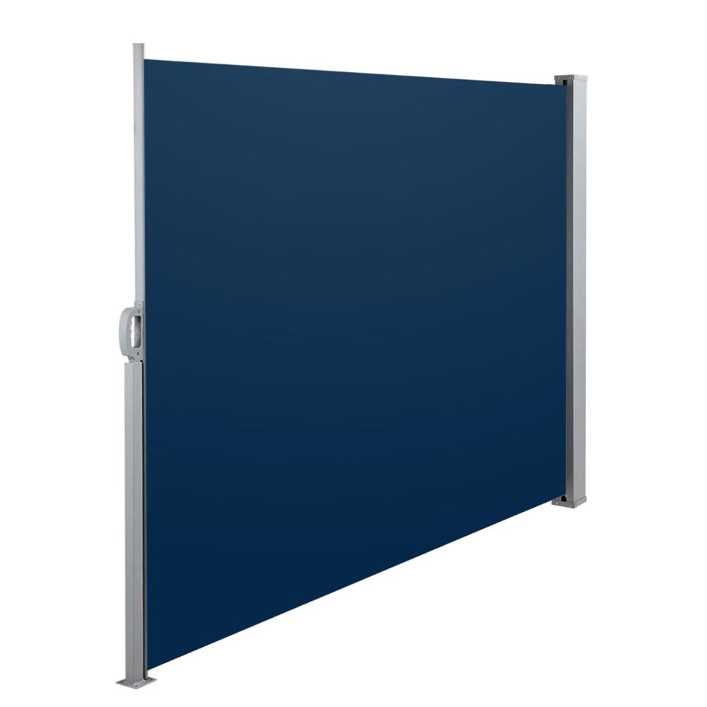 Retractable Side Awning Shade 180cm (Blue)