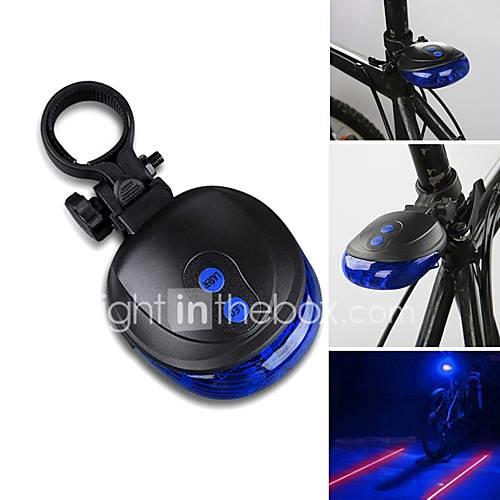 Rear Bike Light Laser / LED - Cycling Waterproof / LED Light / Laser AAA 1000lm Lumens Battery Cycling / Bike