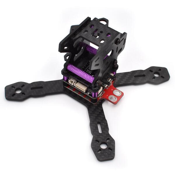 Realacc RX130 RX150 130mm 150mm 3mm Arm Carbon Frame Kit with 5V/12V PDB XT60 Plug for RC Drone FPV Racing