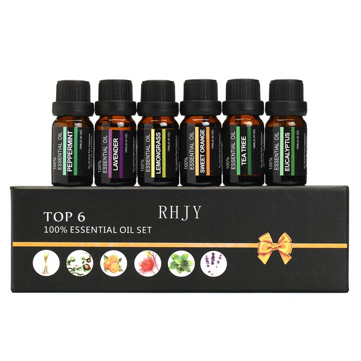 RHJY 6Pcs Pure Aromatherapy Essential Oils