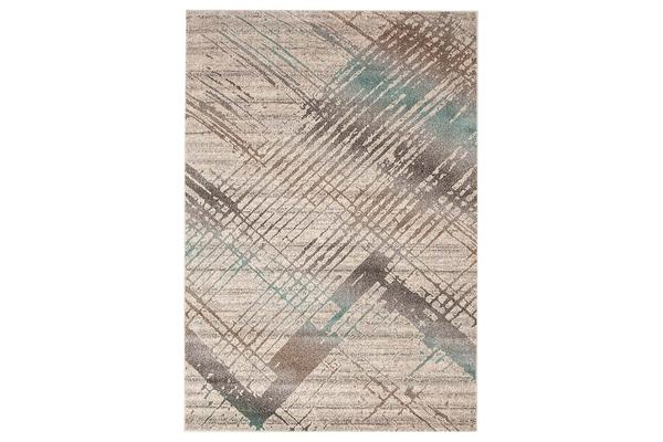 Riverside Jagged Blue Rug 330X240cm