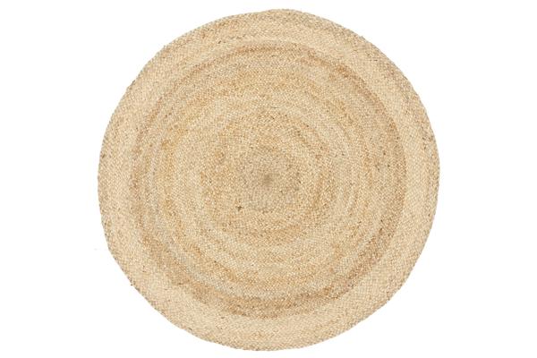 Round Jute Natural Rug 120x120cm