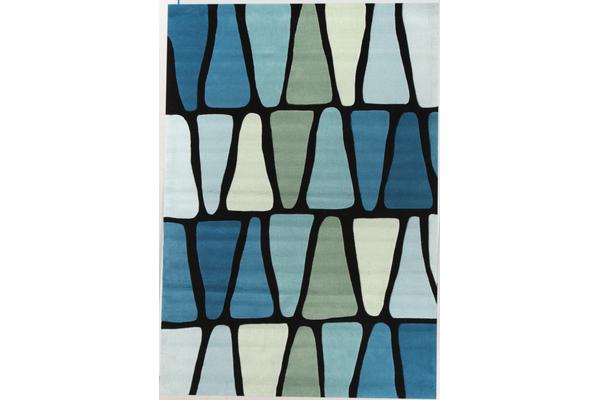 Rock Star Blue And Green Rug 225x155cm