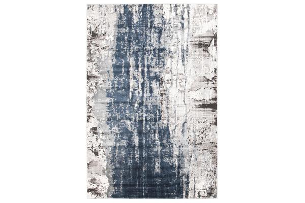 Roxana Distressed Timeless Rug Blue Grey White 400X300cm