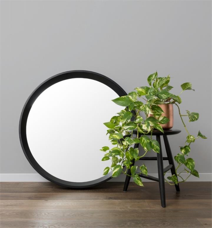 Round 90cm Mirror | White, Black or Silver