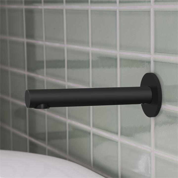 Round Matte Black Spout