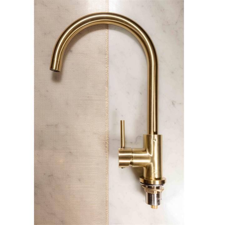 Round Tiger Bronze Kitchen Mixer