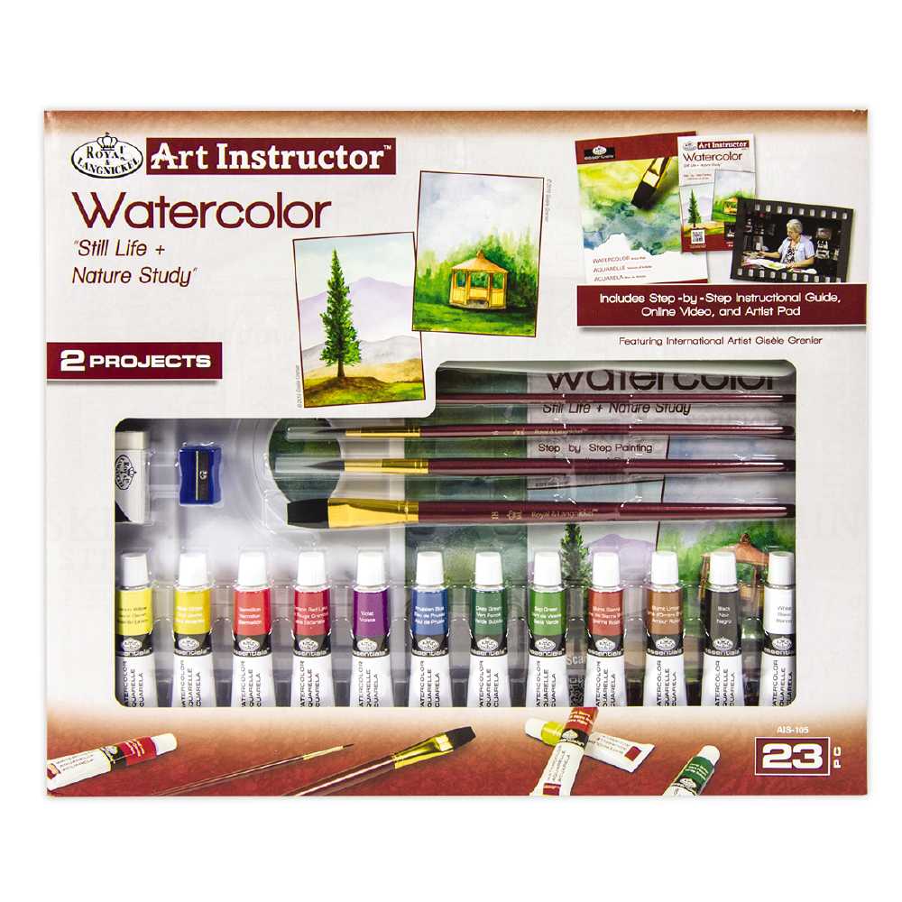 Royal & Langnickel Art Instructor Watercolour Painting Set