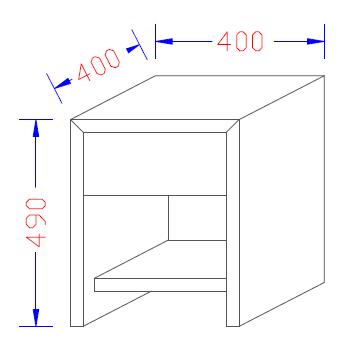 Rubik Custom Timber Bedside Table