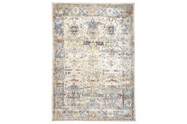 Sanremo Stunning Designer Rug Ivory Blue 330x240cm