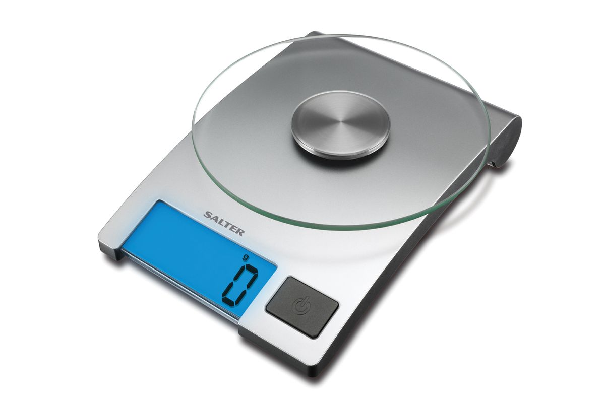 Salter Glass Electronic Kitchen Scale (1021SVDR)