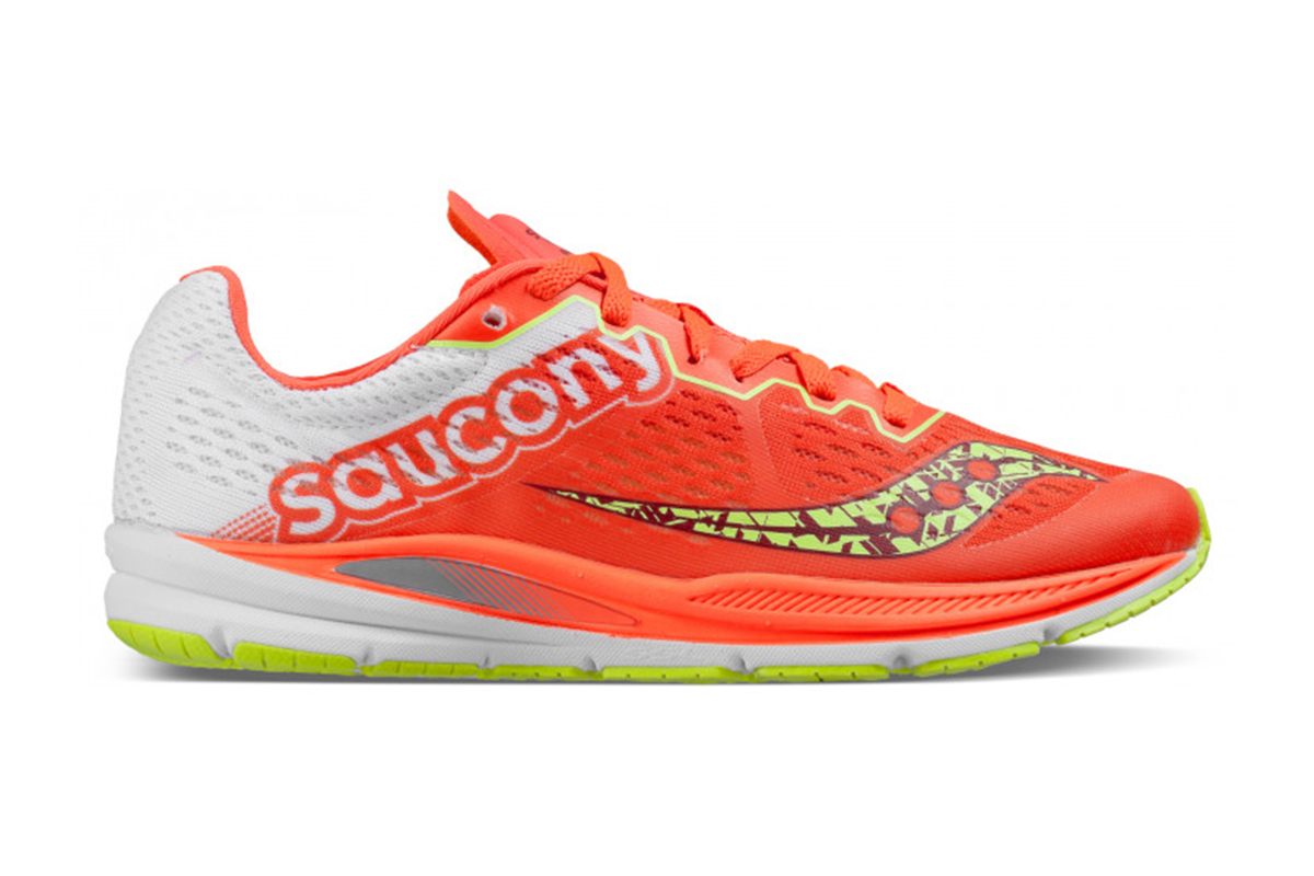 Saucony Women's Fastswitch Running Shoe (Coral/Citron, Size 12)