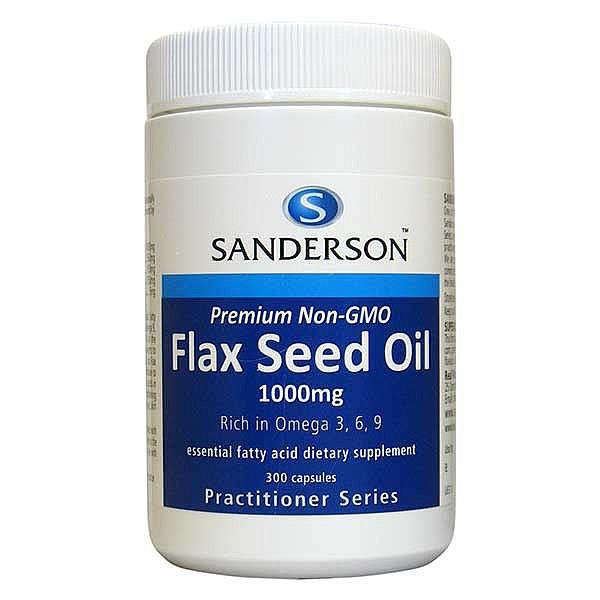 Sanderson Flax Seed Oil 300 capsules