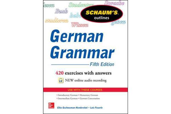 Schaum's Outline of German Grammar