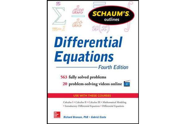 Schaum's Outline of Differential Equations