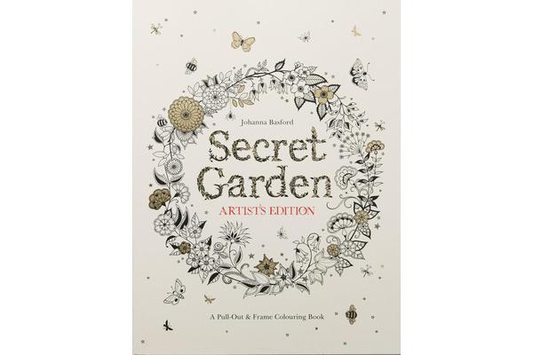 Secret Garden Artist's Edition: A Pull-Out and Frame Colouring Book - A Pull-Out and Frame Colouring Book