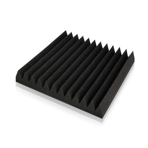 Set of 20 Studio Wedge Acoustic Foam Black 30 x 30cm