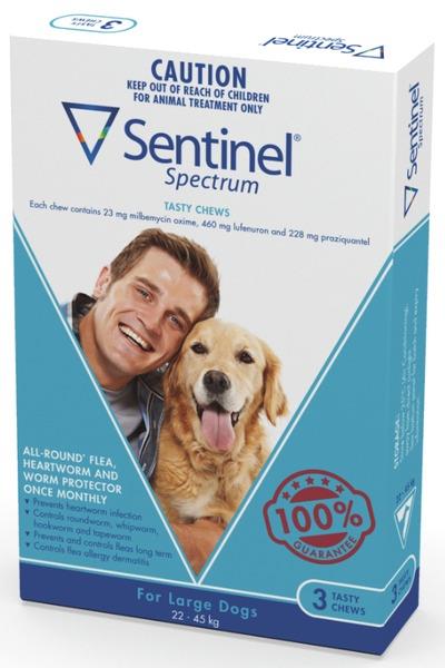 Sentinel Spectrum Chews Large Blue 6 pack