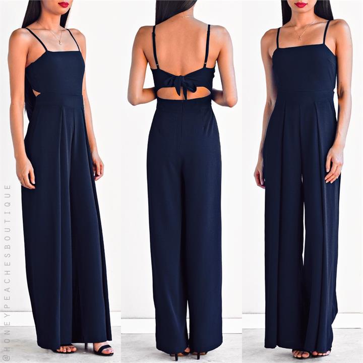 Seek The Truth Jumpsuit - Navy