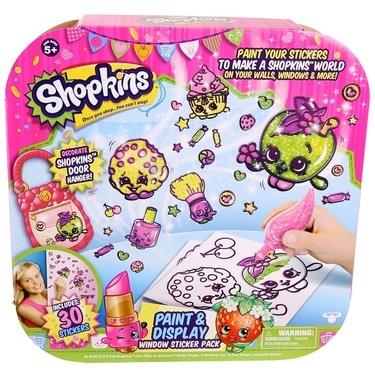 Shopkins Paint And Display Window Sticker Activity Pack