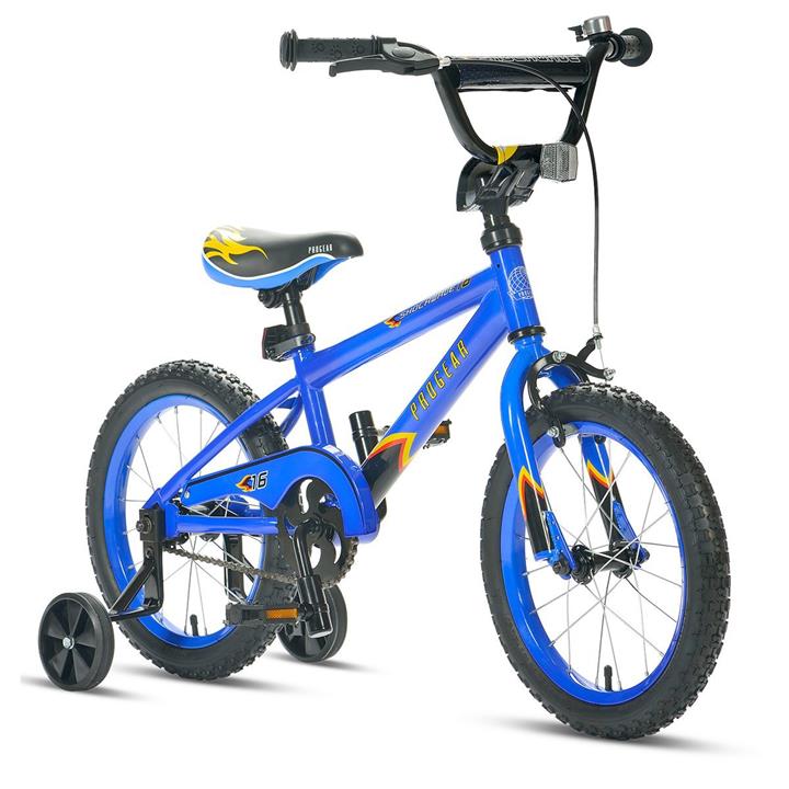 Shockwave Click N Go 16 inch Boys Blue Bike