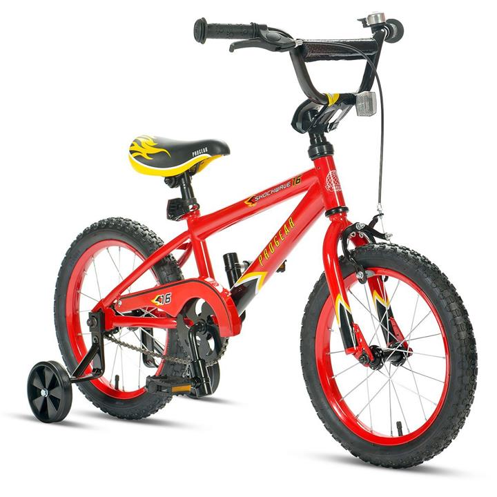 Shockwave Click N Go 16 inch Boys Red Bike