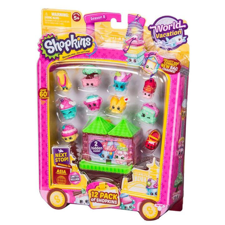 Shopkins Season 8 Asia World Vacation 12 Pack