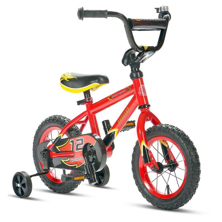 Shockwave Click N Go 12 inch Boys Red Bike