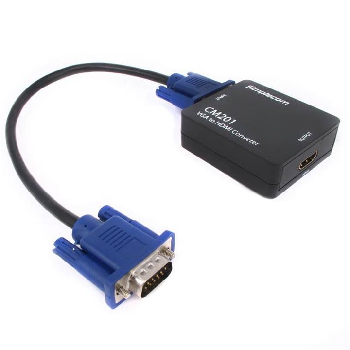 Simplecom Cm201 Full Hd 1080P Vga To Hdmi Converter With Audio