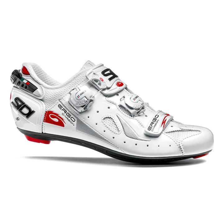 Sidi Ergo 4 Carbon Composite Cycling Shoes - White - EU 42/UK 7 - White