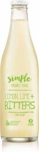 Simple Organic Sodas Lemon Lime Bitters 12x330ml