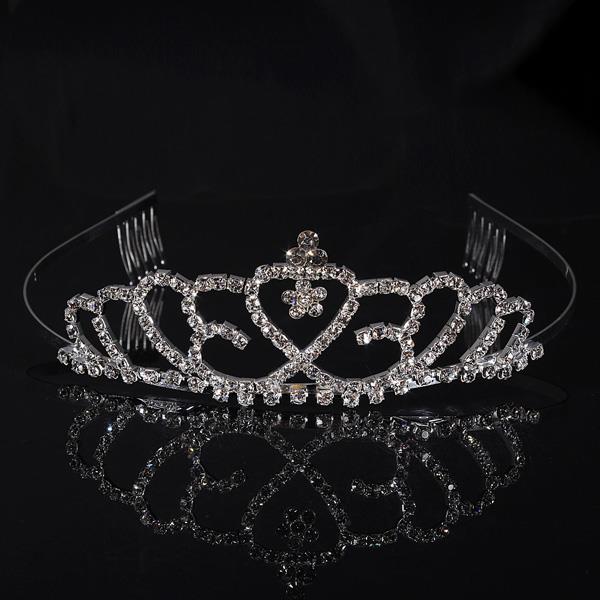 Silver Crystle Wedding Bridal Tiara Alloy Crown Bride Head Band