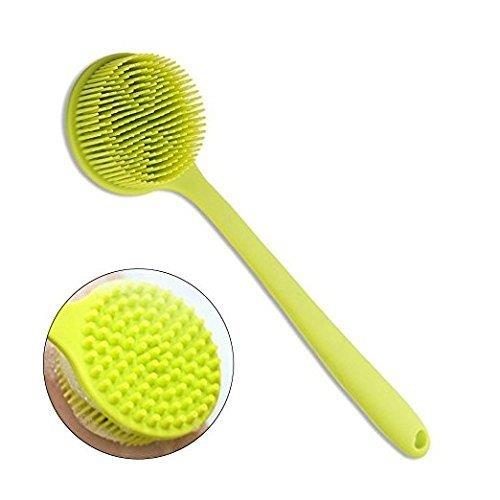 Silicone Shower Body Brush with a Long Handle Eco-Friendly Easy to Store Durable Strong Shower Body Brush