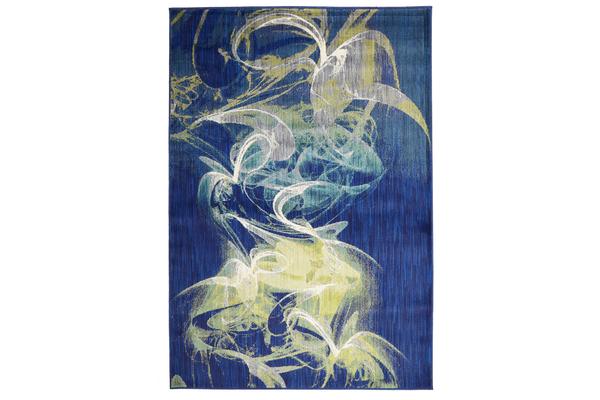 Sketch Modern Blue Rug 230X160cm