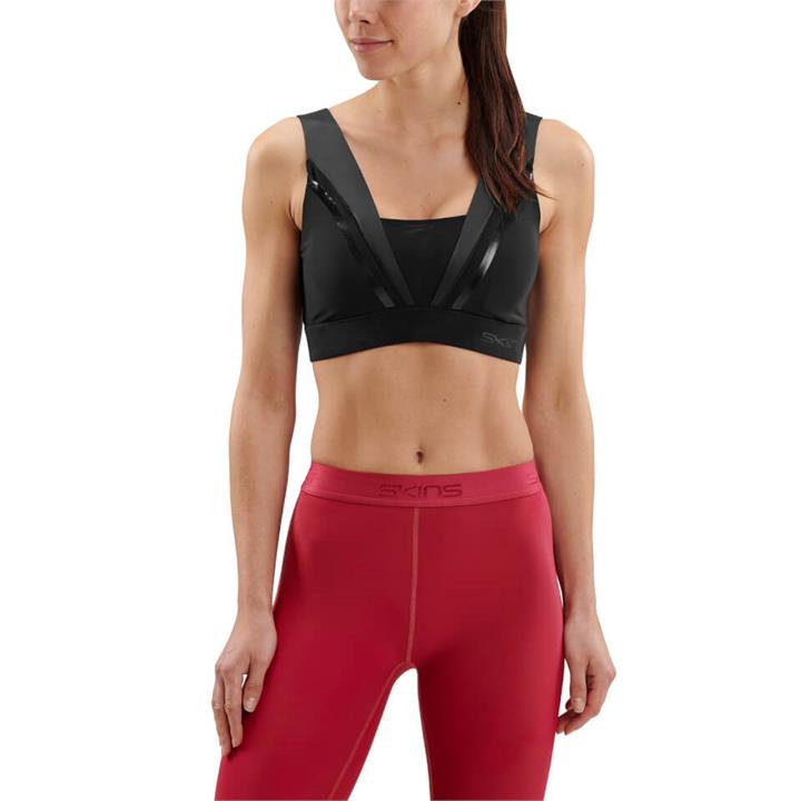 Skins DNAmic Women's Zenith Sports Bra - Black - S - Black