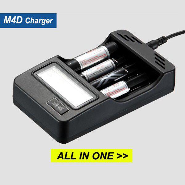 SKILHUNT M4D Li-ion LiFePO4 IMR Ni-MH And Ni-Cd Batteries Charger