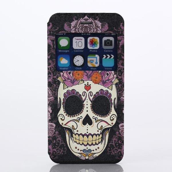 Skull Head Pattern PC Hard Cover Case Protector For iPhone 6 Plus