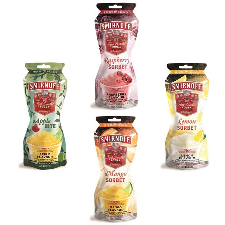 Smirnoff Frozen Sorbet 250mL