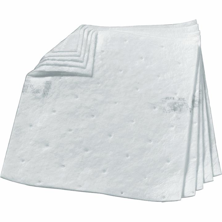 Sorbent pads- Oil & petroleum- (48 cm X 43 cm X 0.5cm) - HP156 - 3M - 100 pads per carton