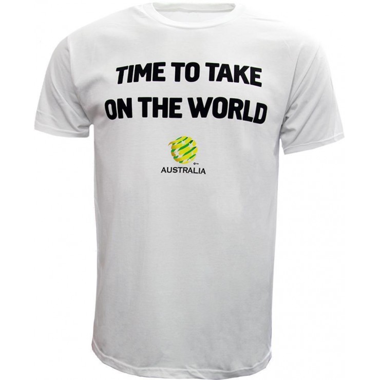 Socceroos World Cup 2018 White Qualification T-Shirt