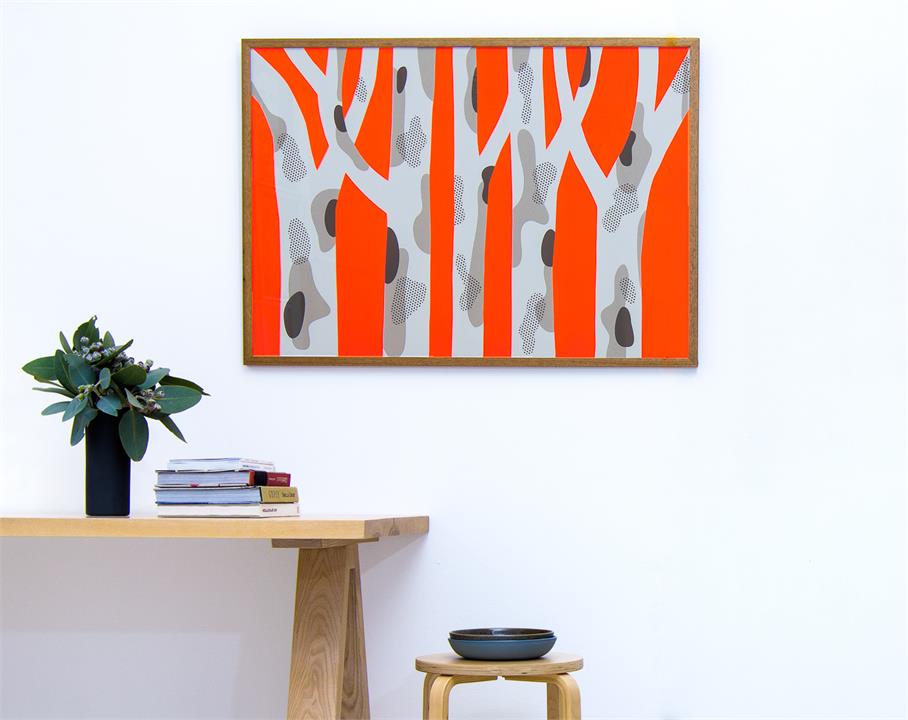 âSpotted Gum Orange Popâ Limited Edition 1 Silkscreen Print | Unframed