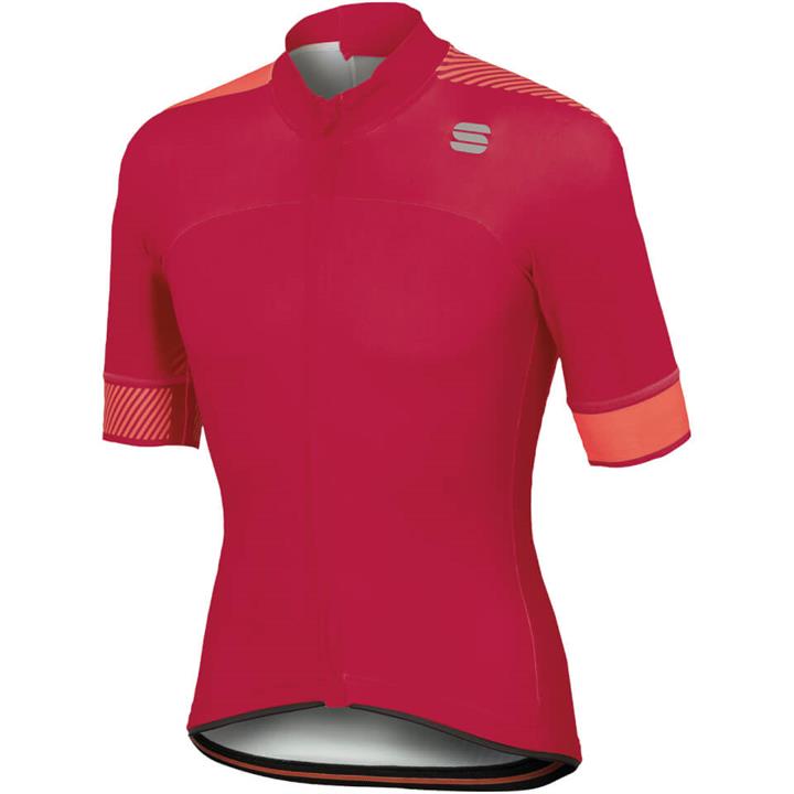 Sportful BodyFit Pro Classics Jersey - Raspberry Wine/Coral Fluo - XL - Raspeberry Wine/Coral Fluo