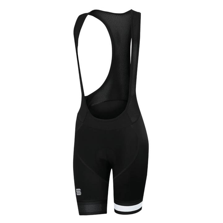 Sportful Women's BodyFit Pro Bib Shorts - Black/White - L - Black/White