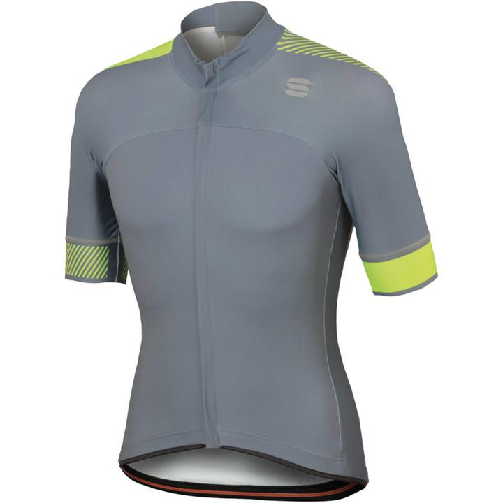 Sportful BodyFit Pro Classics Jersey - Tradewinds/Yellow Fluo - L - Tradewinds/Yellow Fluo