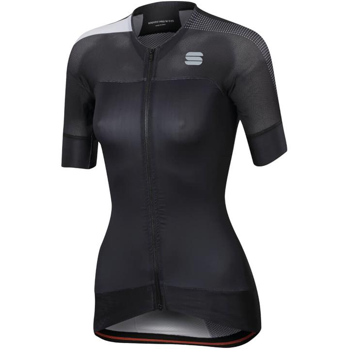 Sportful Women's BodyFit Pro Evo Jersey - Black/White - S - Black/White