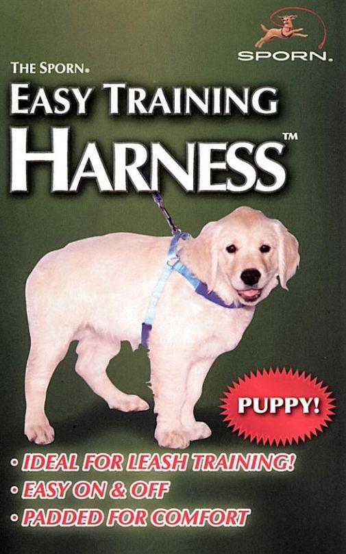 Sporn Puppy Easy Training Harness Blue Large