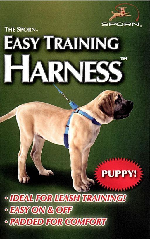 Sporn Puppy Easy Training Harness Blue Extra Large