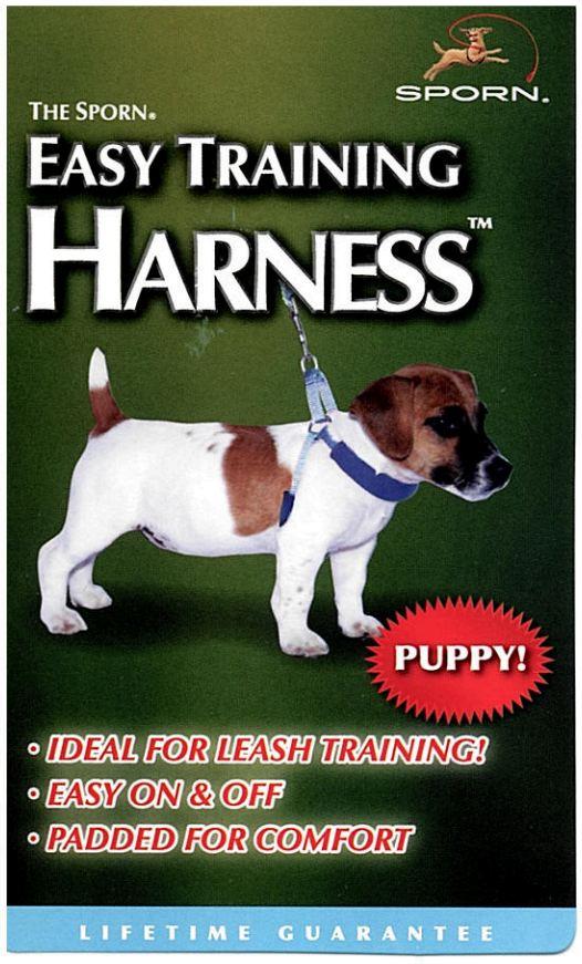 Sporn Puppy Easy Training Harness Blue Small