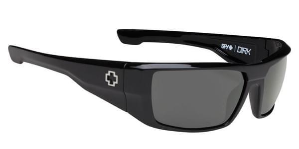 Spy Sunglasses DIRK Polarized BLACK - HAPPY GRAY GREEN POLAR